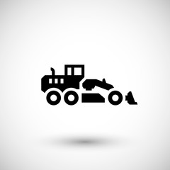 Road grader icon