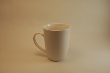 white cup
