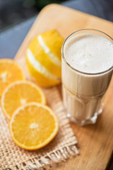 coffee raf with citrus