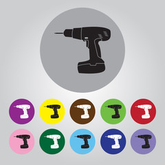Electric screwdriver icon