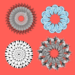 abstract elements set