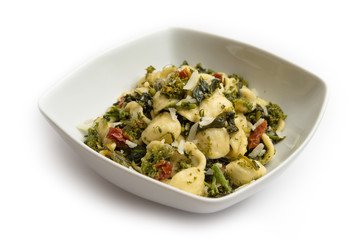 Orecchiette con cime di rapa, Italian pasta with turnip greens