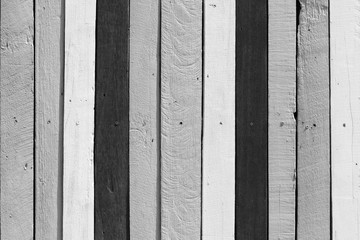 Wooden background. Black and white tone.