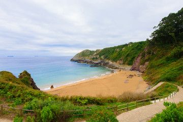 Fototapeta na wymiar Playa asturiana