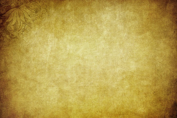 grunge floral background with space for text or image