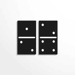 Sport signs. Dominoes. Vector icon.