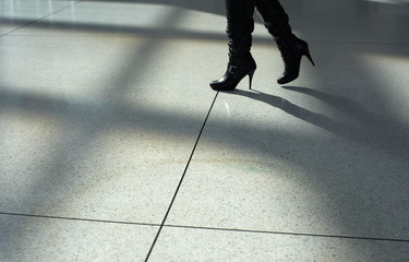 People in the airport
