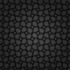 Seamless vector dark ornament in arabian style. Pattern for wallpapers and backgrounds