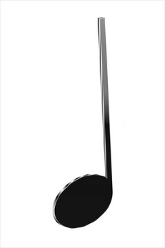 Viertelnote - 3D
