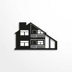 House. Vector icon.