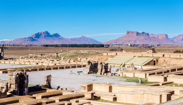 View of the Unfinished Gate at Persepolis, Iran