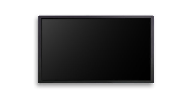 blank of led display with black screen