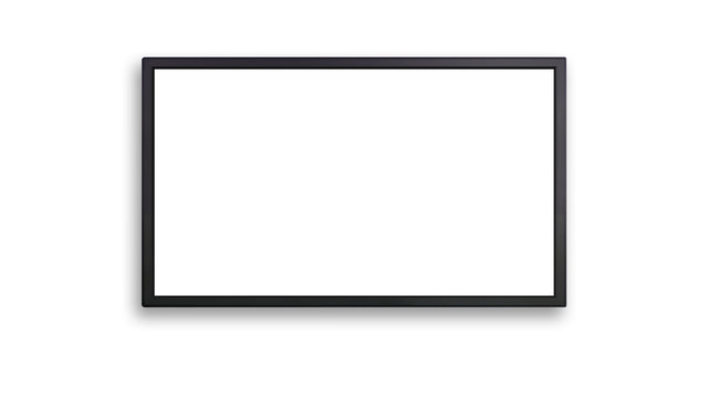 blank of led display with white screen