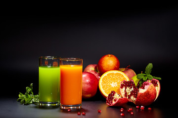 healthy vegetable juices for refreshment and as an antioxidant 