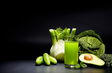 healthy vegetable juices for refreshment and as an antioxidant 