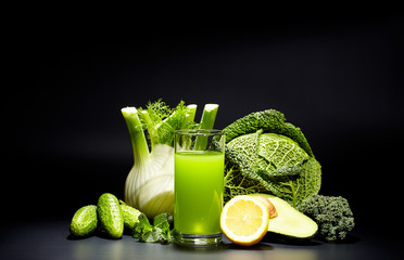 healthy vegetable juices for refreshment and as an antioxidant 