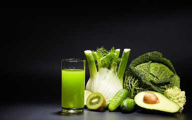 healthy vegetable juices for refreshment and as an antioxidant 