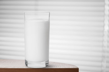 A glass of milk