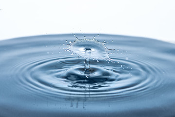 Beautiful splash of Water Drop. Freeze action
