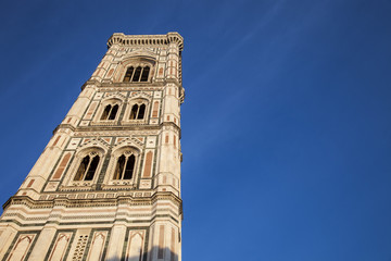 Toscana,Firenze,il campanile di Giotto.