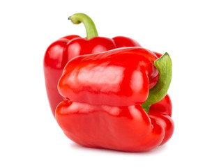 Pair of red sweet peppers