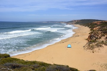 The famous surf beach Bells Beach, Australia