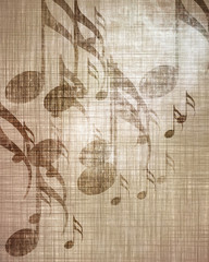 Obraz premium Old music sheet
