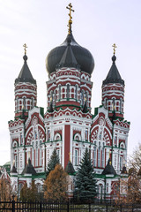 Fototapeta na wymiar Kiev, Ukraine. Feofania Monastery church