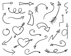 Vector Illustration of Hand Drawn Design Elements