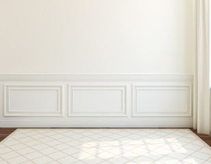 Interior. Empty room. 3d rendering.