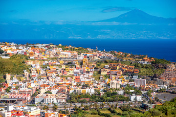 Naklejka premium San Sebastian city on La Gomera island