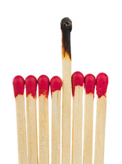 Matches - leadership or inspiration concept