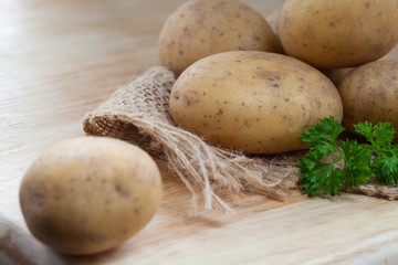 Ungeschälte Kartoffeln