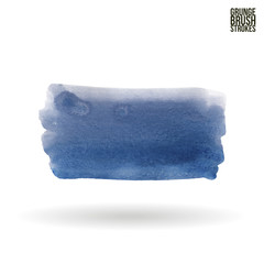 Fototapeta premium Watercolor strokes and texture. Vector design. 