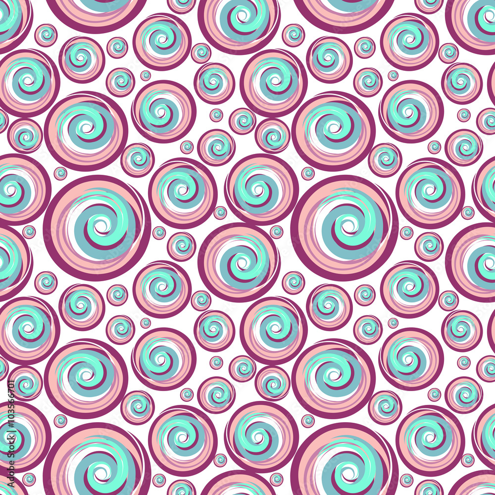 Poster Retro seamless pattern