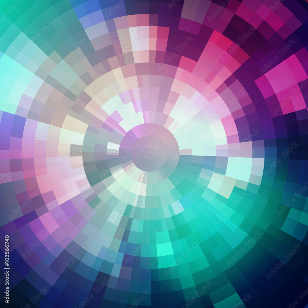Poster Abstract background made of shiny mosaic pattern