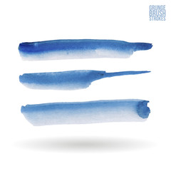 Watercolor strokes and texture. Vector design.