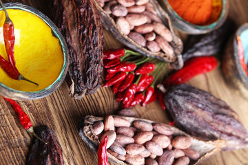 cacao and chili