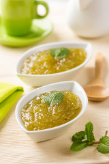 Cucumber jam for breakfast