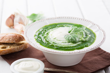 Spinach soup