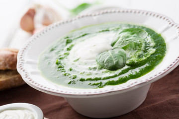 Spinach soup