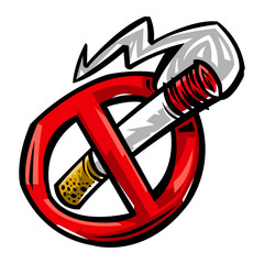 Cigarette smoking vector icon © Brian Goff