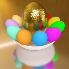 rendered easter decoration