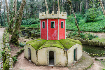 Park of Pena National Palace (Palacio Nacional da Pena) Sintra.