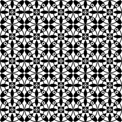 Vector seamless pattern. Modern stylish texture. Repeating geometric tiles. 