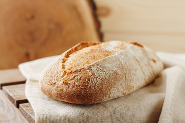Fresh unleavened bread with bran