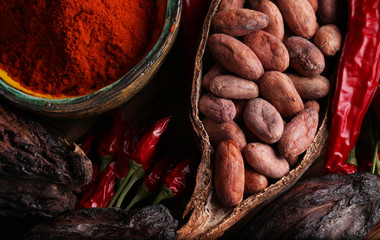 cacao and chili