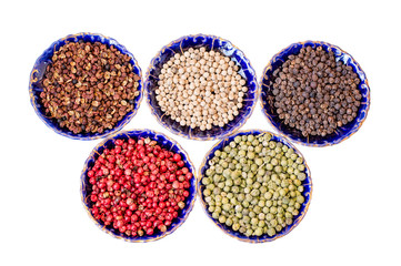 Five Types of Pepper
