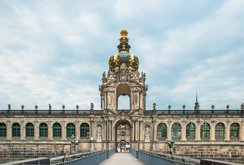Fototapeta premium Baroque Dresden, Zwinger museum in Dresden, Germany
