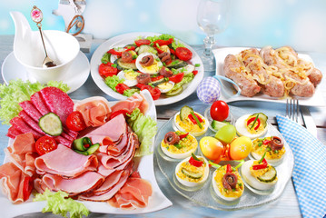 traditional easter breakfast